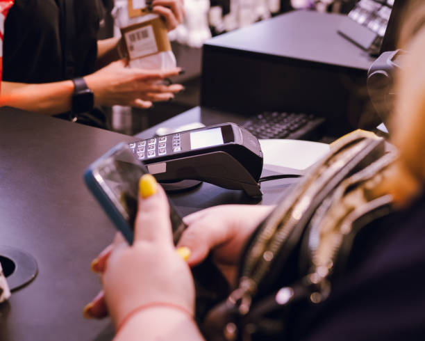 istock Contactless Payment at Retail Store Checkout 2205122848