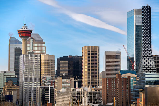 istock Calgary downtown: high-rise buildings and the iconic tower 2205134515