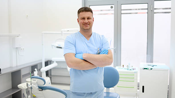istock Portrait of a confident dentist 2205137500