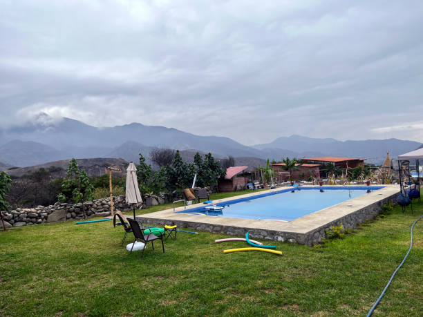 Free picture: A resort in the countryside of Peru with a pool with ...