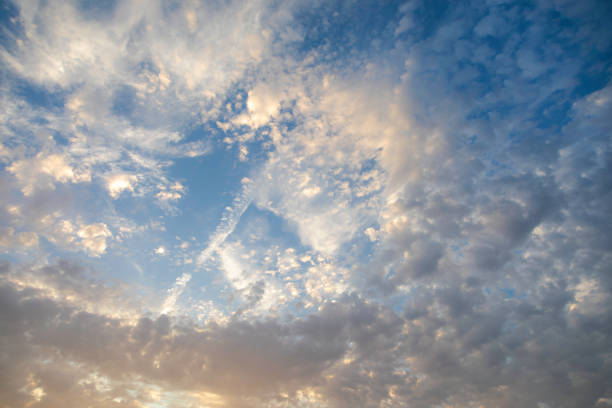 Pastel Sky: Dreamy Sunset Clouds for Nature Backgrounds