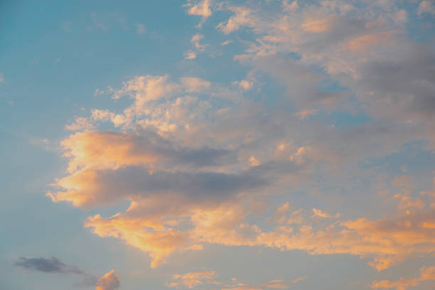 istock Beautiful colorful cloudy sunset sky background 2205142742