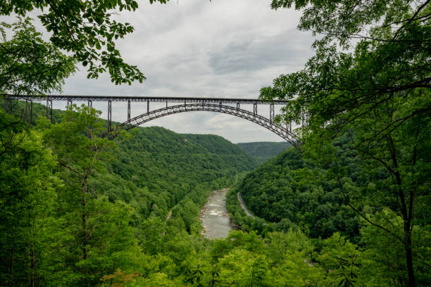 istock View of New River Bridge from the Kaymoor Trail 2205154837