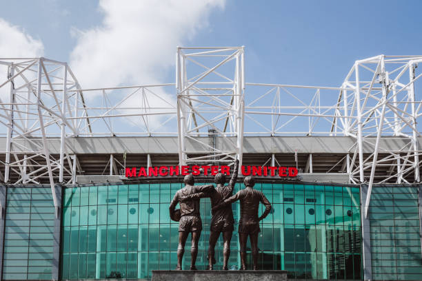 Liverpool, UK - 25th January 2025: The iconic Shankly Gates at Anfield in Liverpool, UK