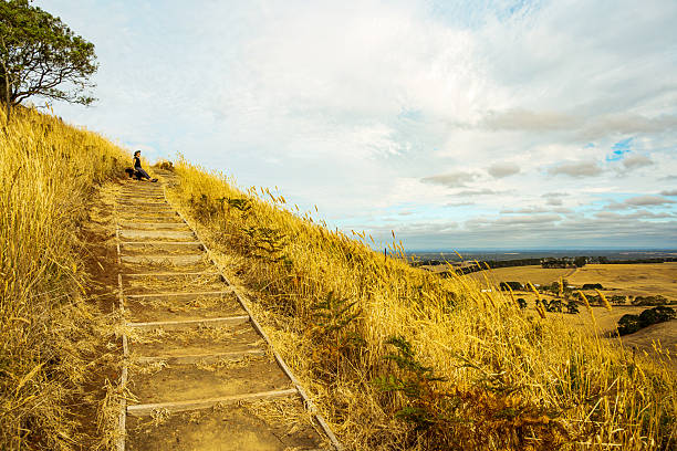 istock Hiking trail in the mountain 2205168178