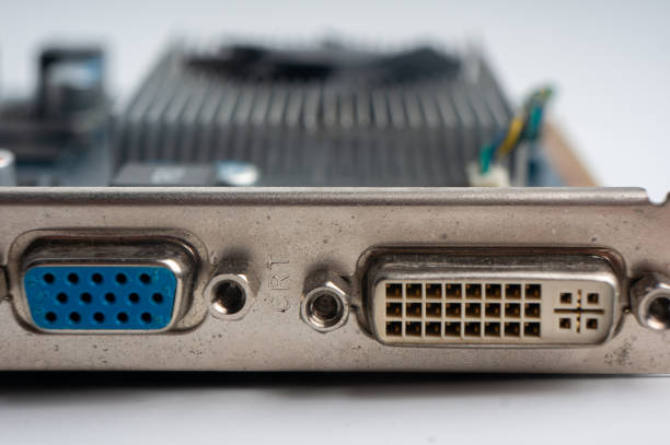 A board with connectors for connecting peripheral and video devices