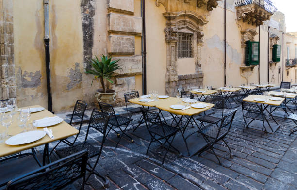 istock Restaurant Terrace in Noto 2205176843