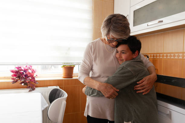 istock Grandmother bonding grandson 2205183742