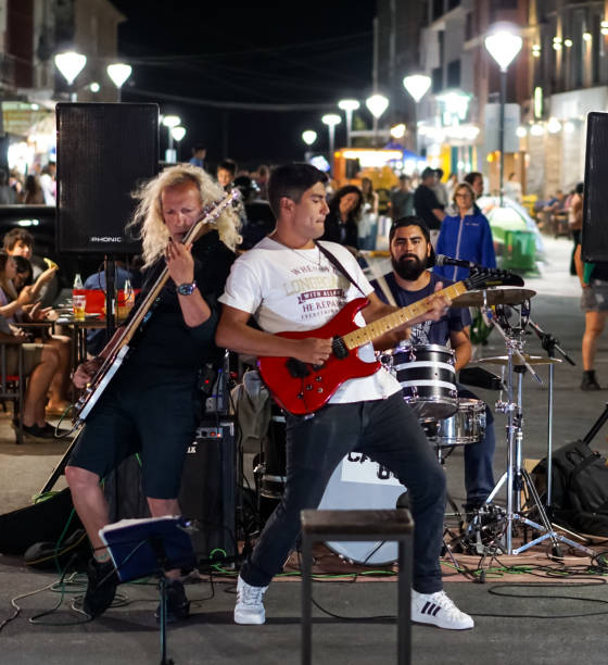 Street musicians in the streets of Nice, France