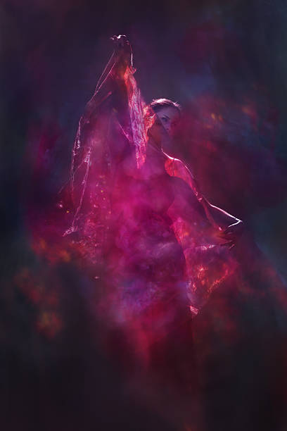 istock Peony Projection in a Holded Veil 2205199377