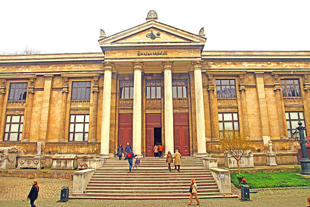Istanbul, Turkey – 26, February, 2014: The Istanbul Archaeology Museums are a group of three archaeological museums located in the Eminönü quarter of Istanbul, Turkey, near Gülhane Park and Topkapı Palace.
