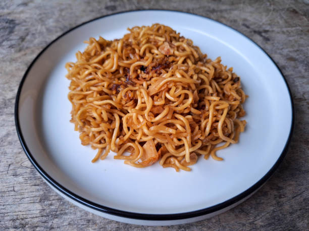 istock Delicious Mi Goreng Or Fried Noodle On A Plate. Food Menu. 2205206888