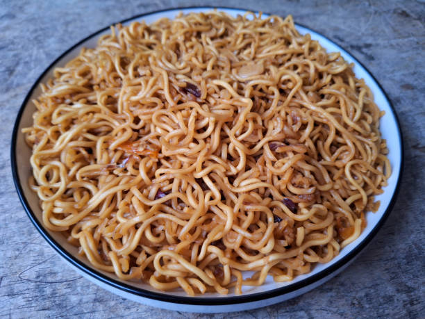 istock Delicious Mi Goreng Or Fried Noodle On A Plate. Food Menu. 2205206947