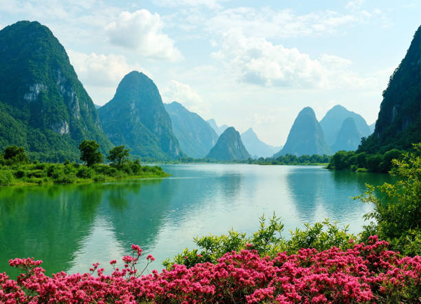 Seven Star Crags (Qixing Yan，七星岩) in Zhaoqing City, China