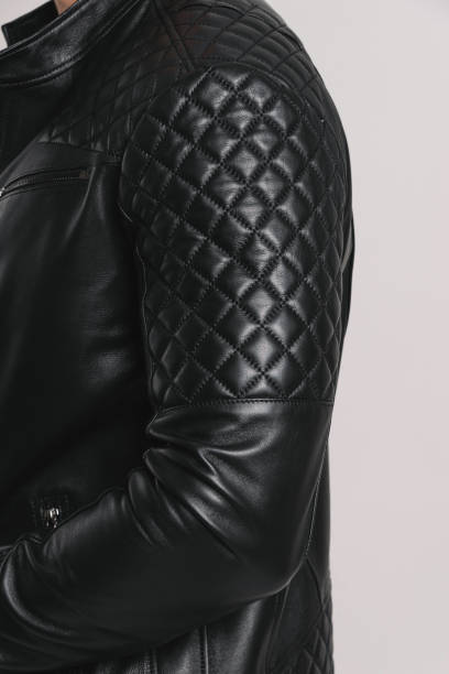 istock Man's leather jacket stock photo 2205213342