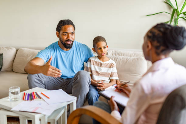 istock Family Therapy Session with Counselor 2205224470