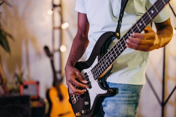 istock Leisure activity of young musician 2205227191