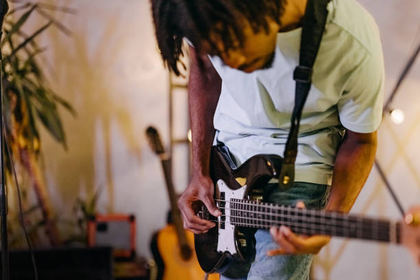 istock Leisure activity of young musician 2205227195