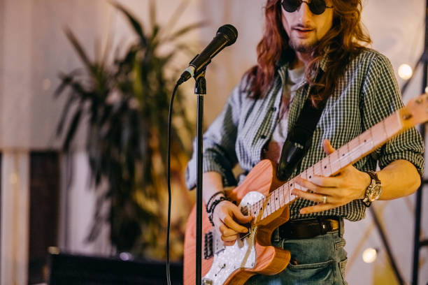 istock Leisure activity of young musician 2205227769