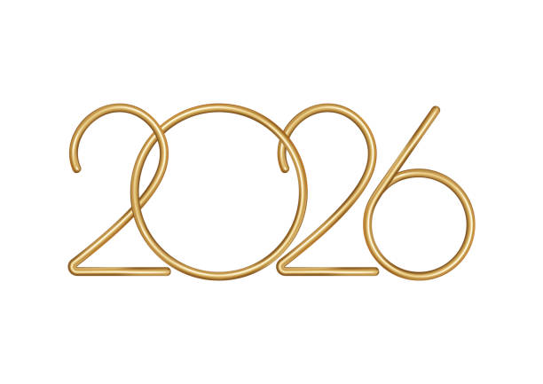 istock . new year 2026 number vector illustration isolated on white background new year 2026 gold number 2205230020