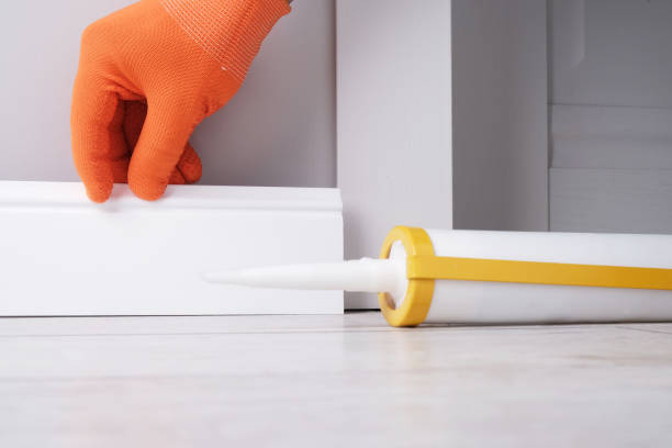 istock Installation of duropolymer skirting boards 2205242362