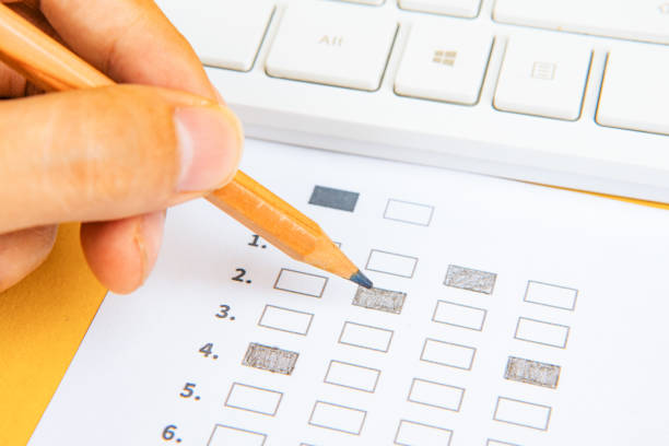 istock Fill in the answers on the answer sheet 2205243581