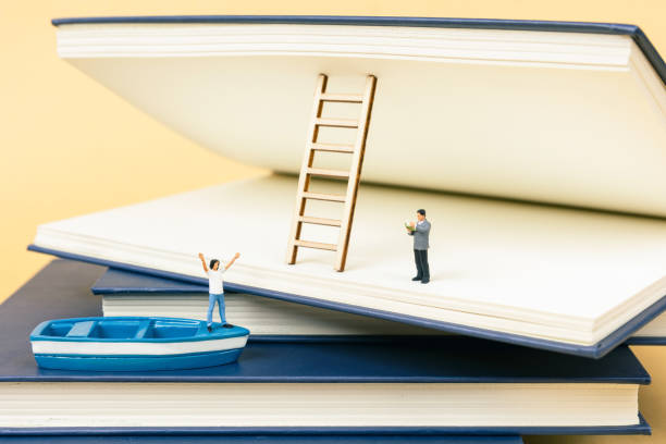 Young people learn through books - miniature landscapes