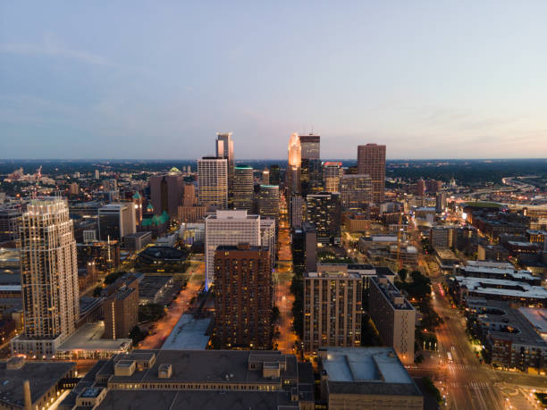 istock Aerial view of Downtown minneapolis 2205253124