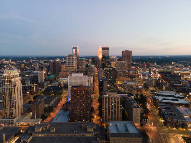 istock Aerial view of Downtown minneapolis 2205253154