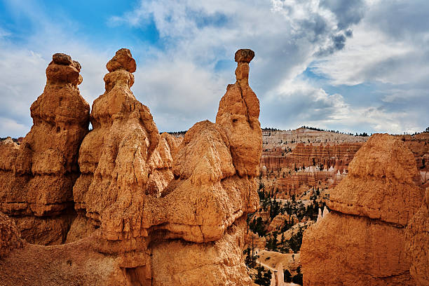 Bryce Canyon National park in the spring time. Snow still on the ground but great for hiking and exploring.