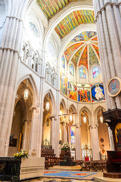 istock The Santa Maria Cathedral in Madrid Spain 2205265903