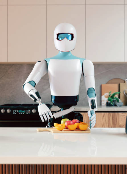 istock Innovative Kitchen Technology: AI Robot Prepares Healthy Food 2205283048
