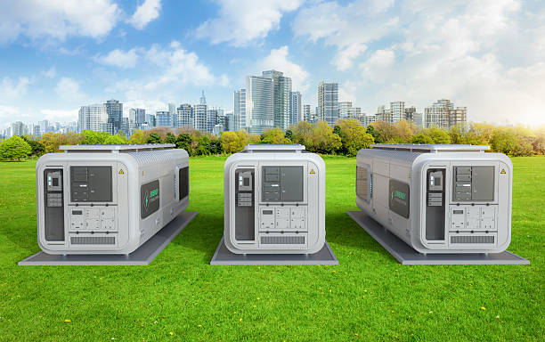 istock Energy storage system or battery container unit for smart city 2205292856
