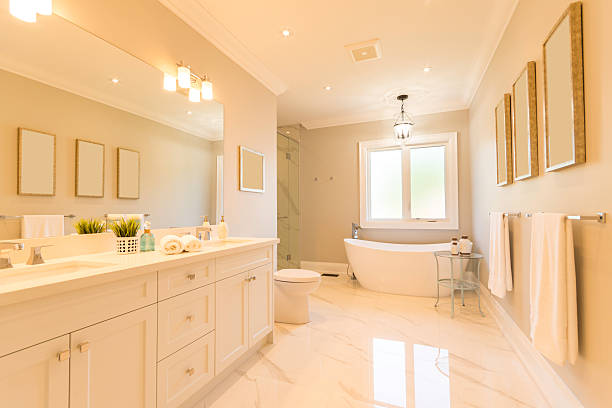 istock Staged Real Estate Property Main Bathroom 2205308258