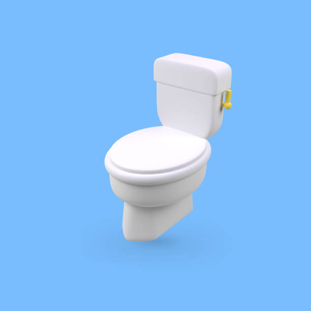 istock Toilet bowl isolated 3d render icon illustration 2205309204