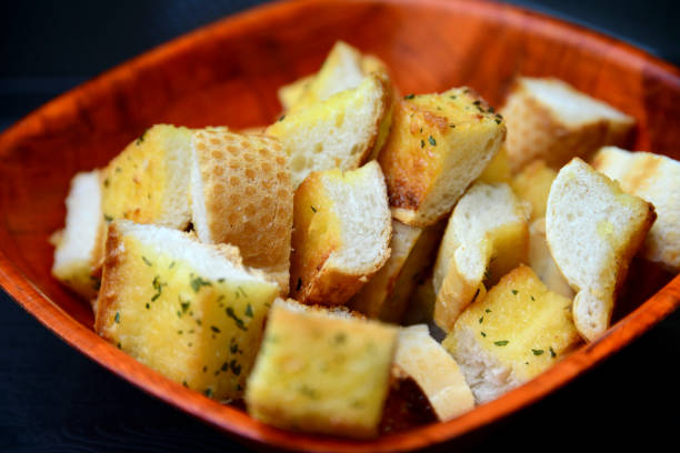 istock close-up of garlic breads 2205310744
