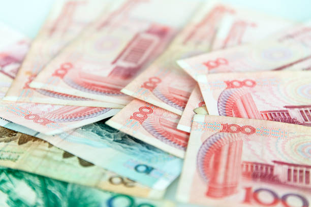 istock banknotes of Chinese Yuan 2205311133