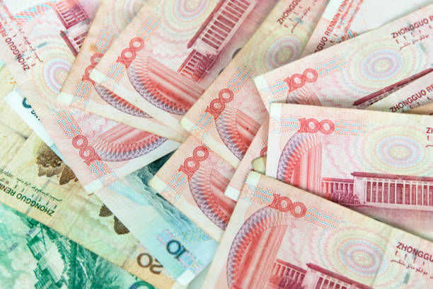 istock banknotes of Chinese Yuan 2205311137