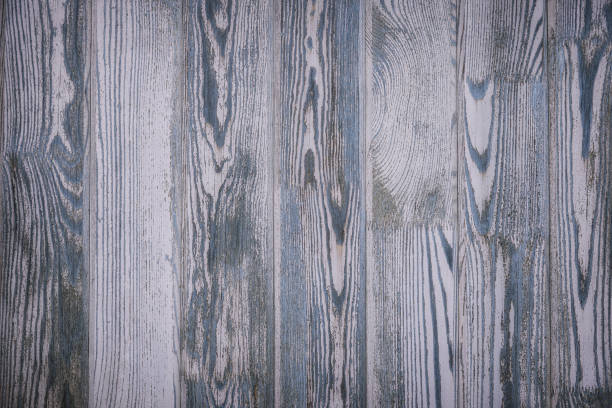 Wood texture of old painted plank wall, background.