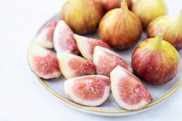 istock Fresh figs on a plate ready to enjoy. 2205344172