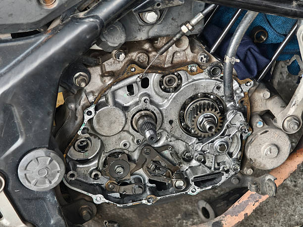 istock A motorcycle engine that highlights its intricate and complex mechanical components in detail 2205346004