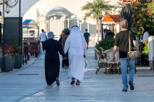 wakra, Qatar- March 14, 2025: Beautiful beaches in Qatar. Al wakrah beach souq wakra Doha Qatar