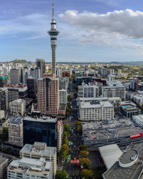 istock Hobson street and Auckland CBD 2205350400