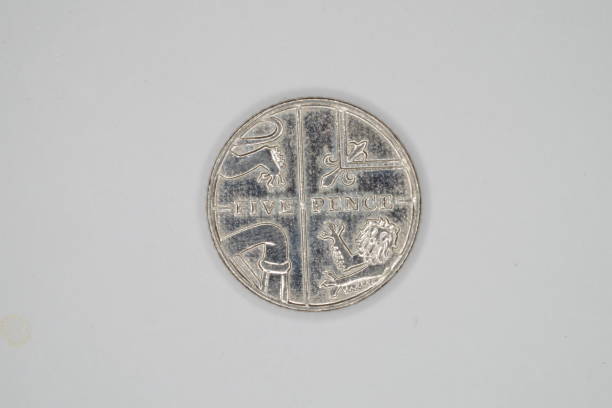 istock 5penny Coin, Queen Elizabeth 2205351399