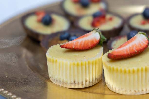 istock Confectionery dessert decorated with strawberry 2205360396