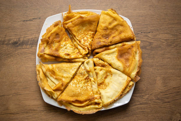 istock A plate of crapes or pancakes 2205367516