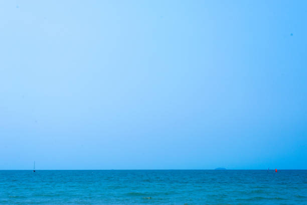 The sea and wave in the evening.