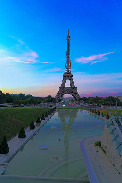 istock eiffel tour and from Trocadero, Paris 2205380715