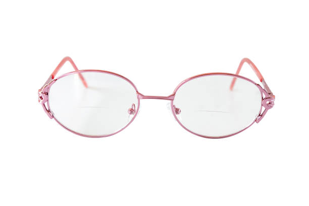 istock Modern fashionable Eyewear or eyeGlasses on white background. 2205382481
