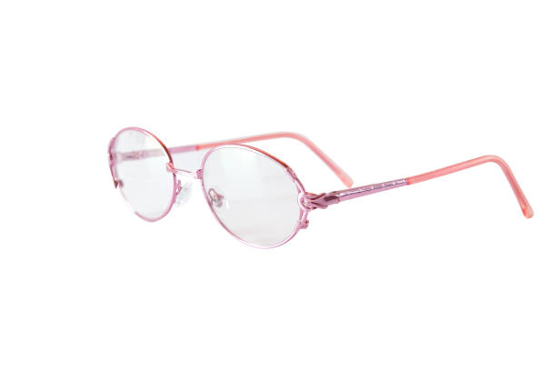 istock Modern fashionable Eyewear or eyeGlasses on white background. 2205382486